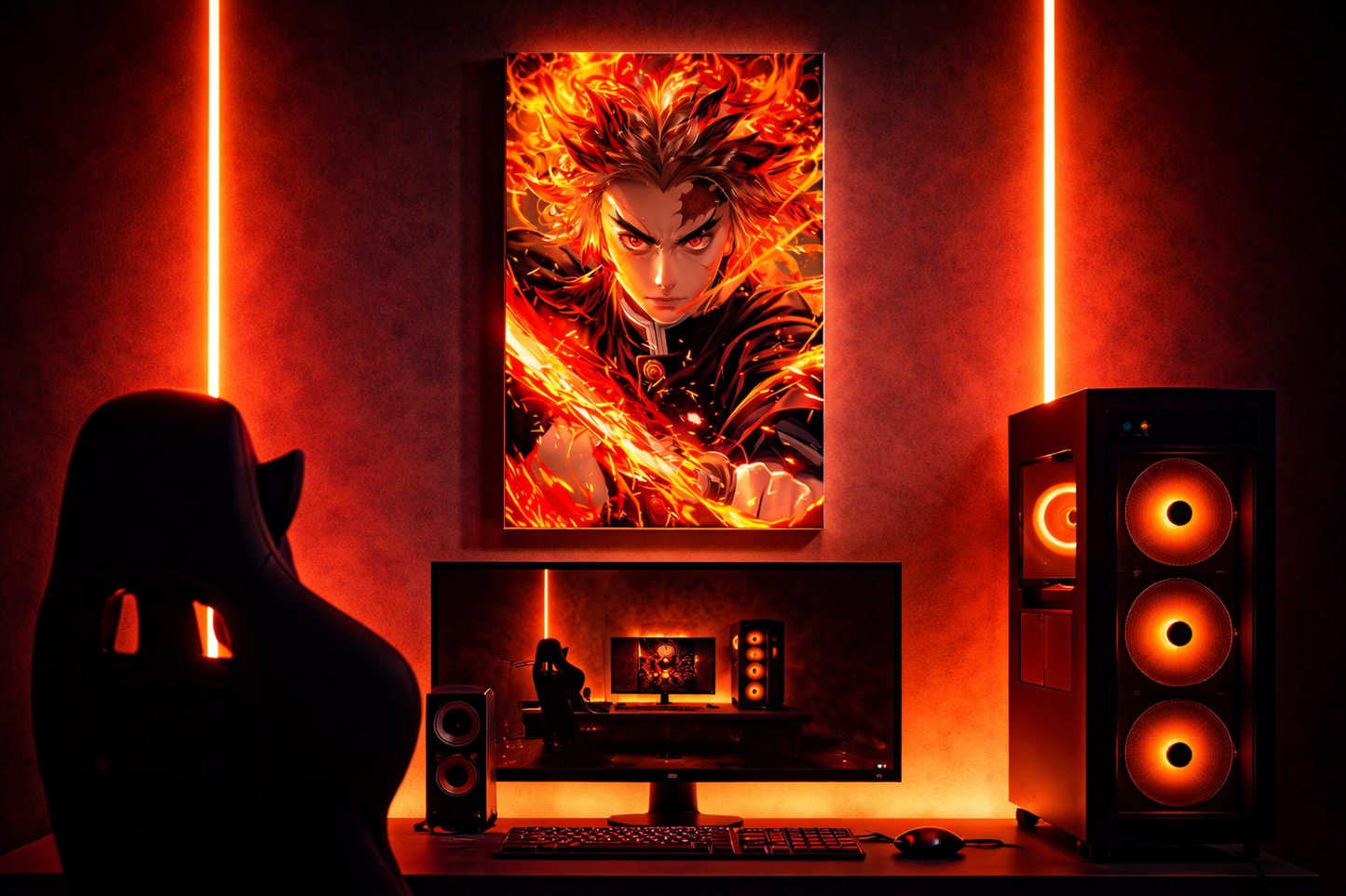 Rengoku: Flame Hashira – Edición Metal Premium